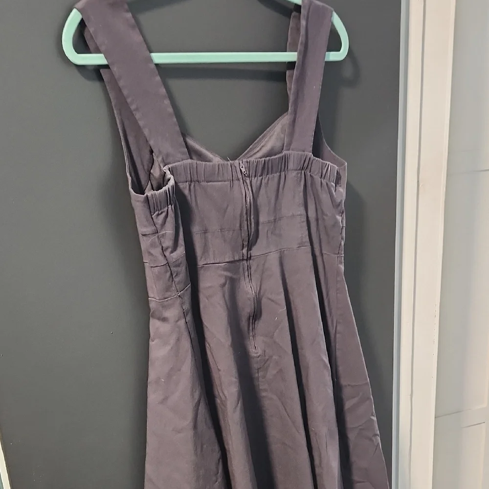 Torrid Gray A-line Dress, 1X - Picture 3 of 4